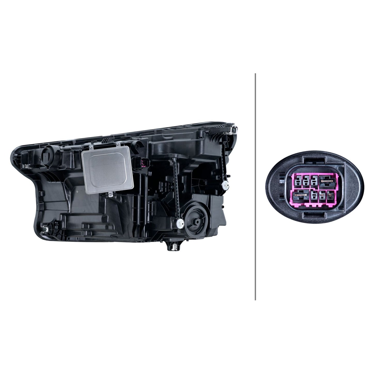 HELLA Matrix Headlight Unit - Right - 1LX015400-941