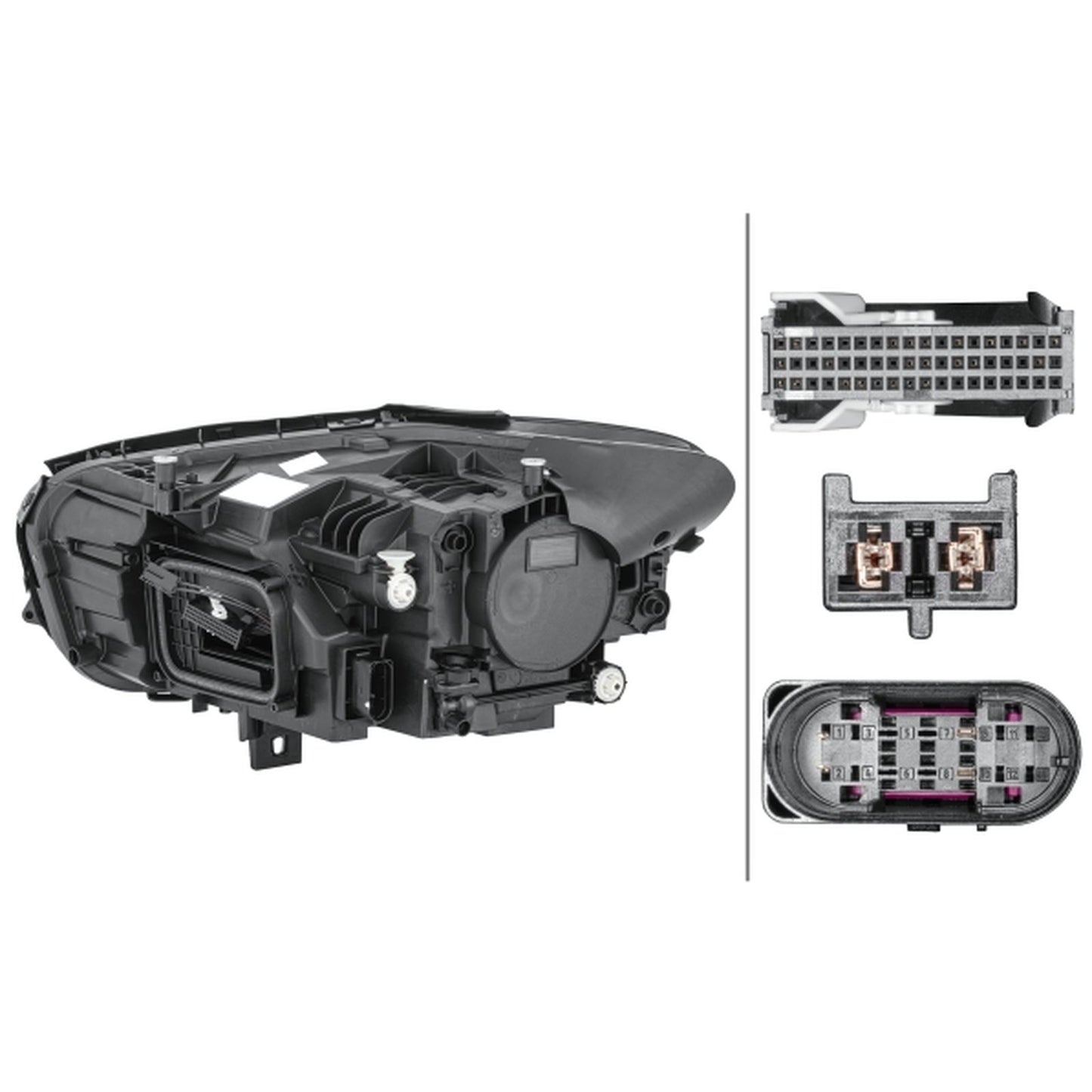 HELLA LED Headlight Unit - Right - 1LX015315-341