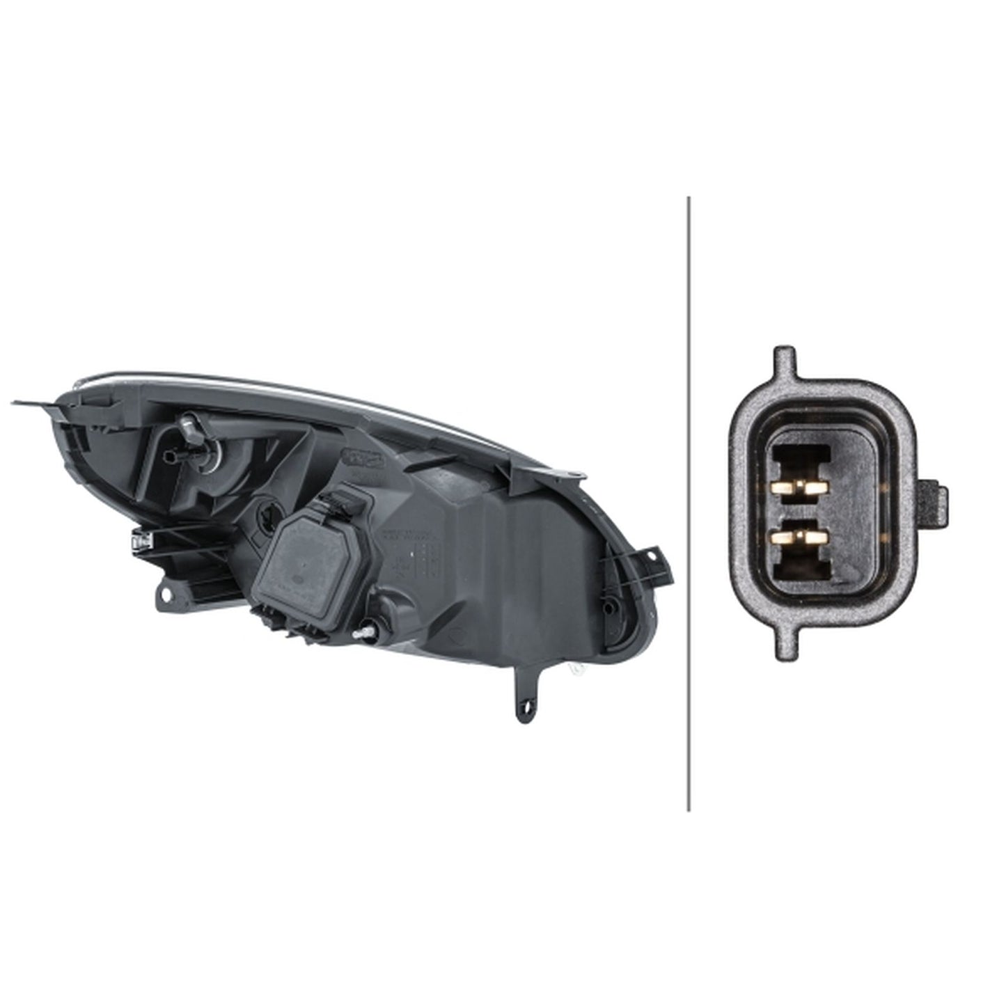 HELLA Halogen Headlight Unit - Left - 1L7271510-371