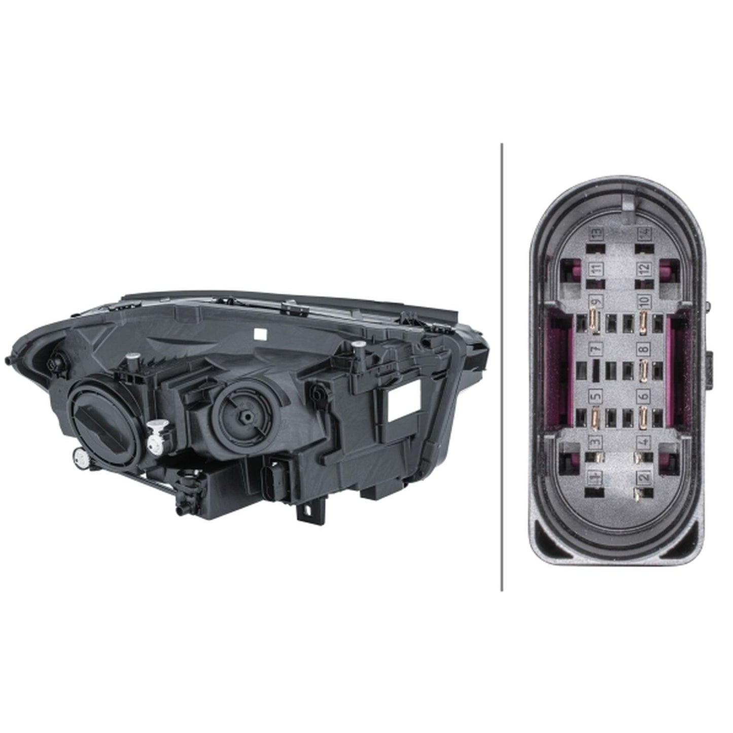 HELLA LED Headlight Unit - Left - 1LG013074-131