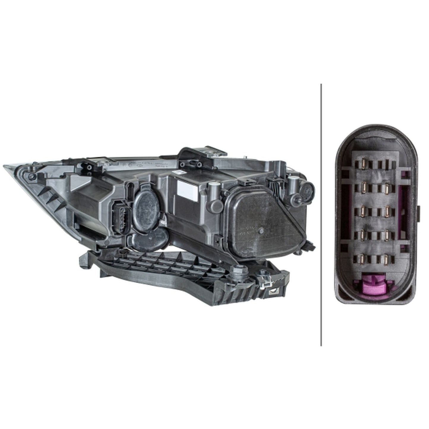 HELLA Halogen Headlight Unit - Right - 1LG354839-041