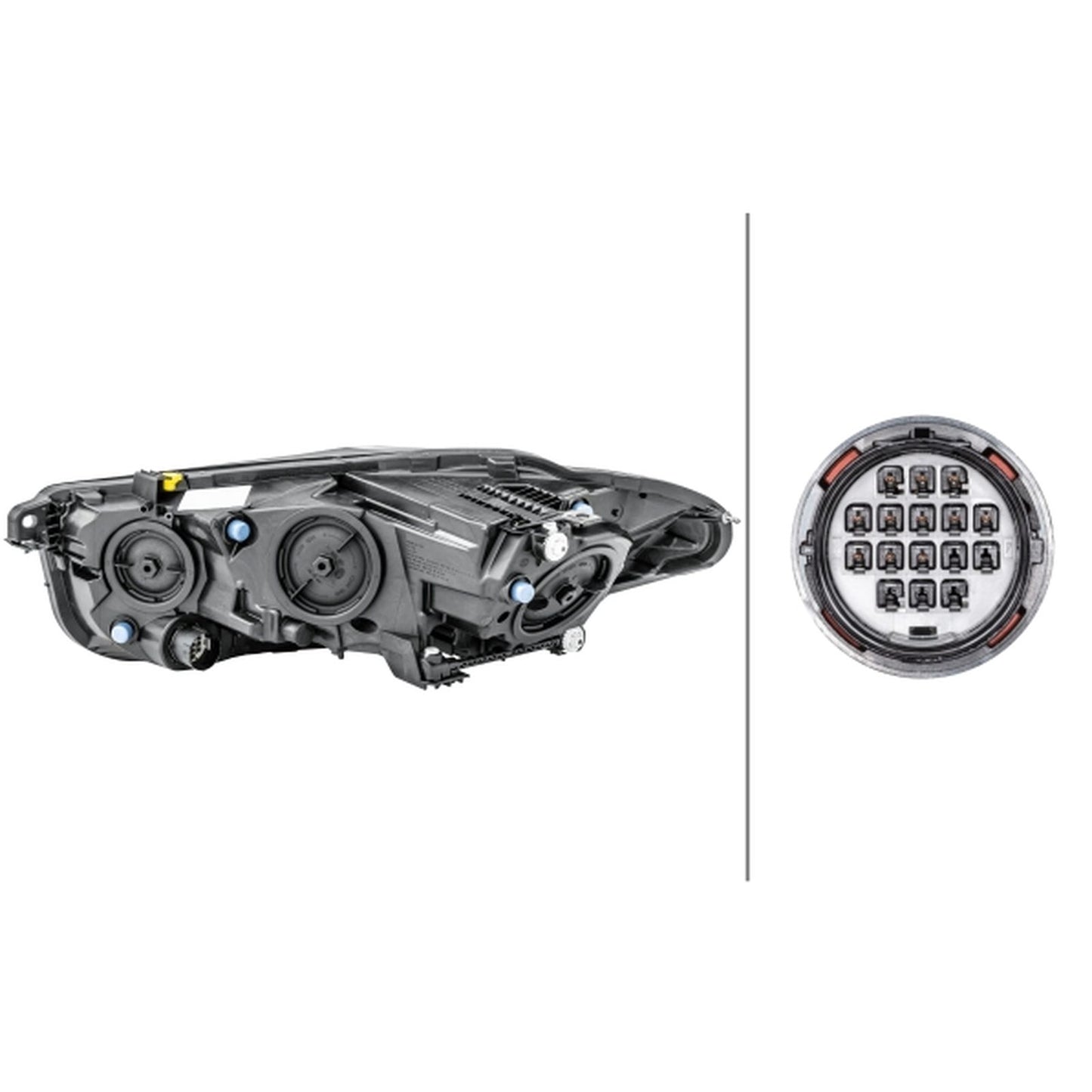 HELLA LED Headlight Unit - Right - 1LH011811-141