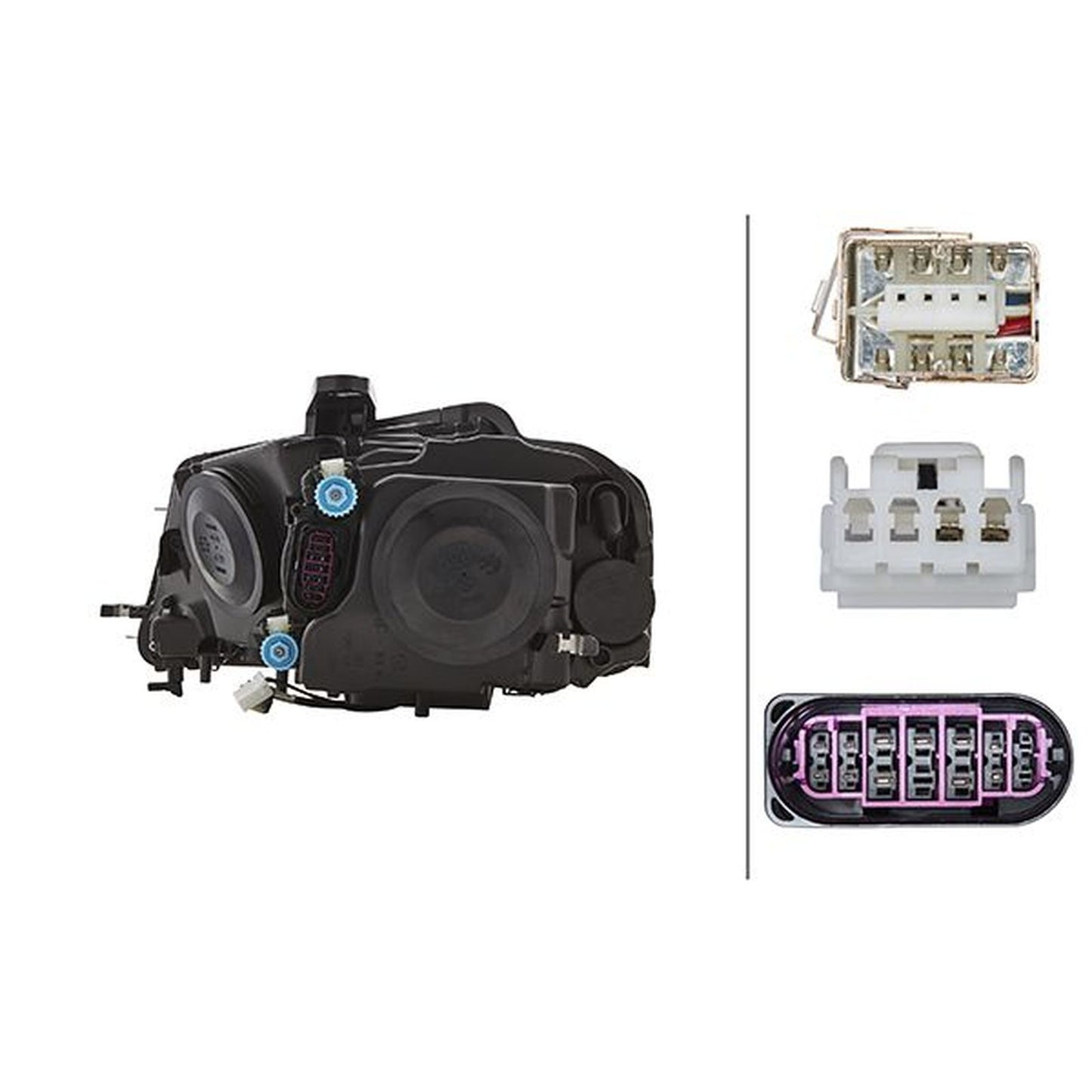 HELLA LED Headlight Unit - Right - 1LL009648-421