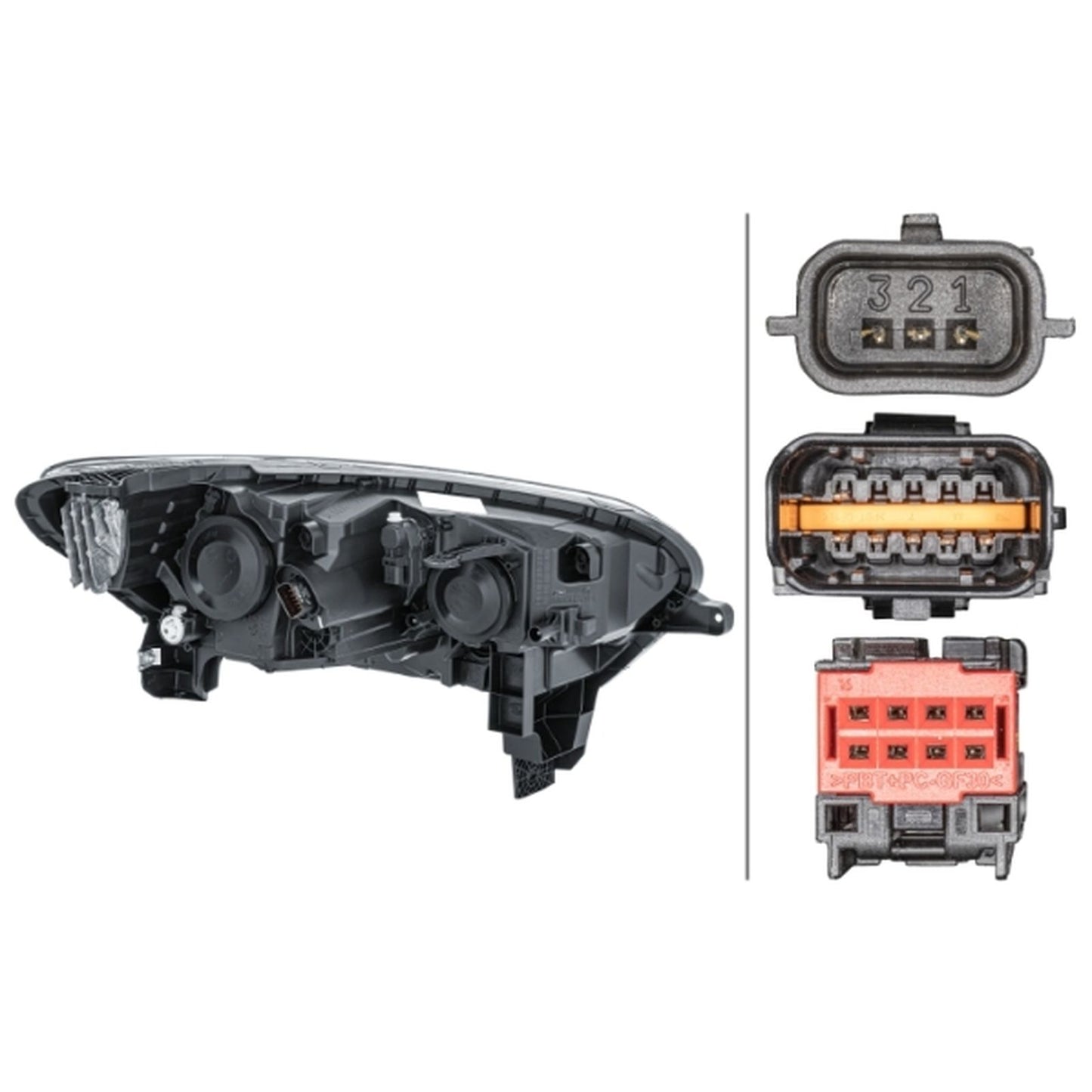 HELLA LED Headlight Unit - Left - 1LL011770-871