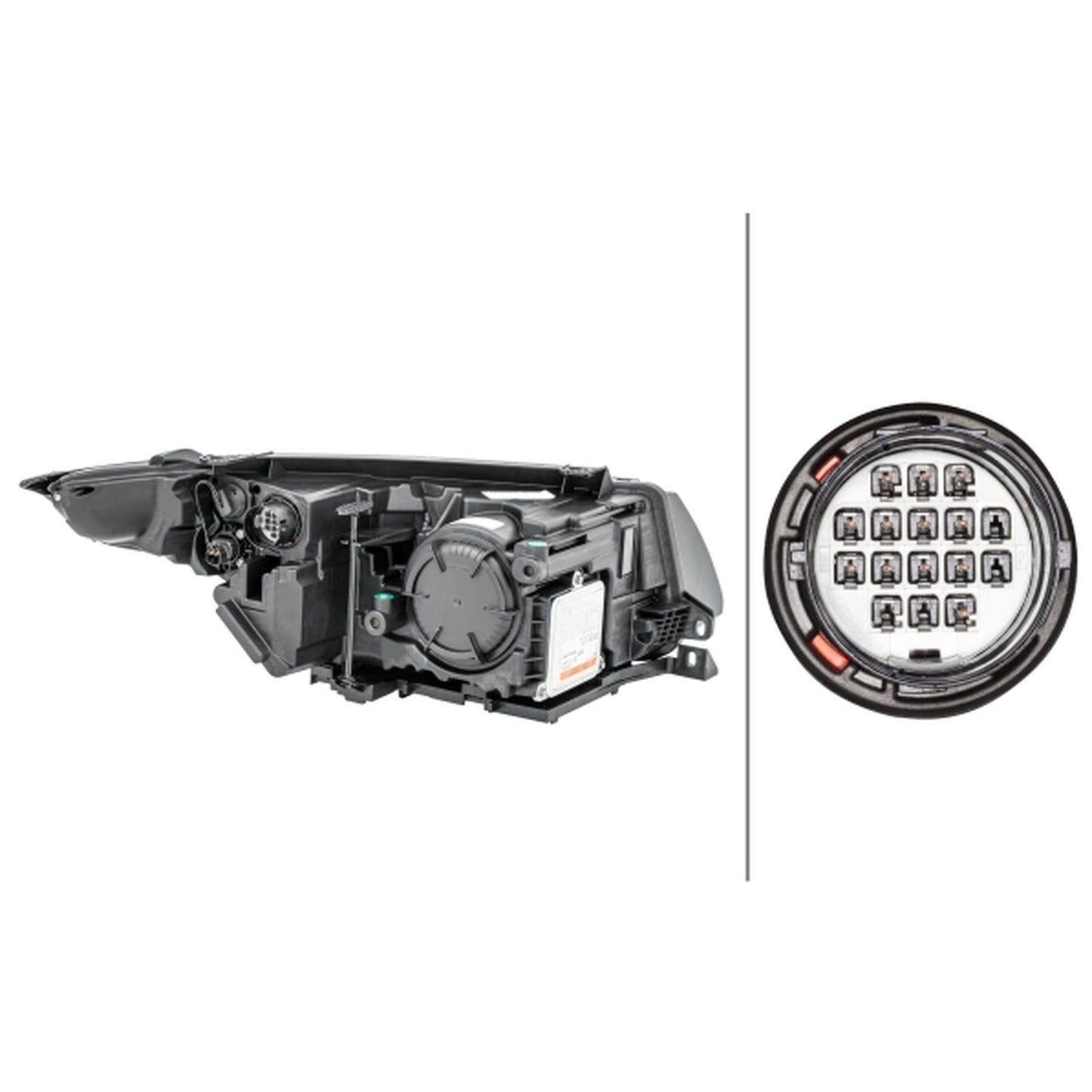 HELLA Bi-Xenon Headlight Unit - Left - 1LL354806-031