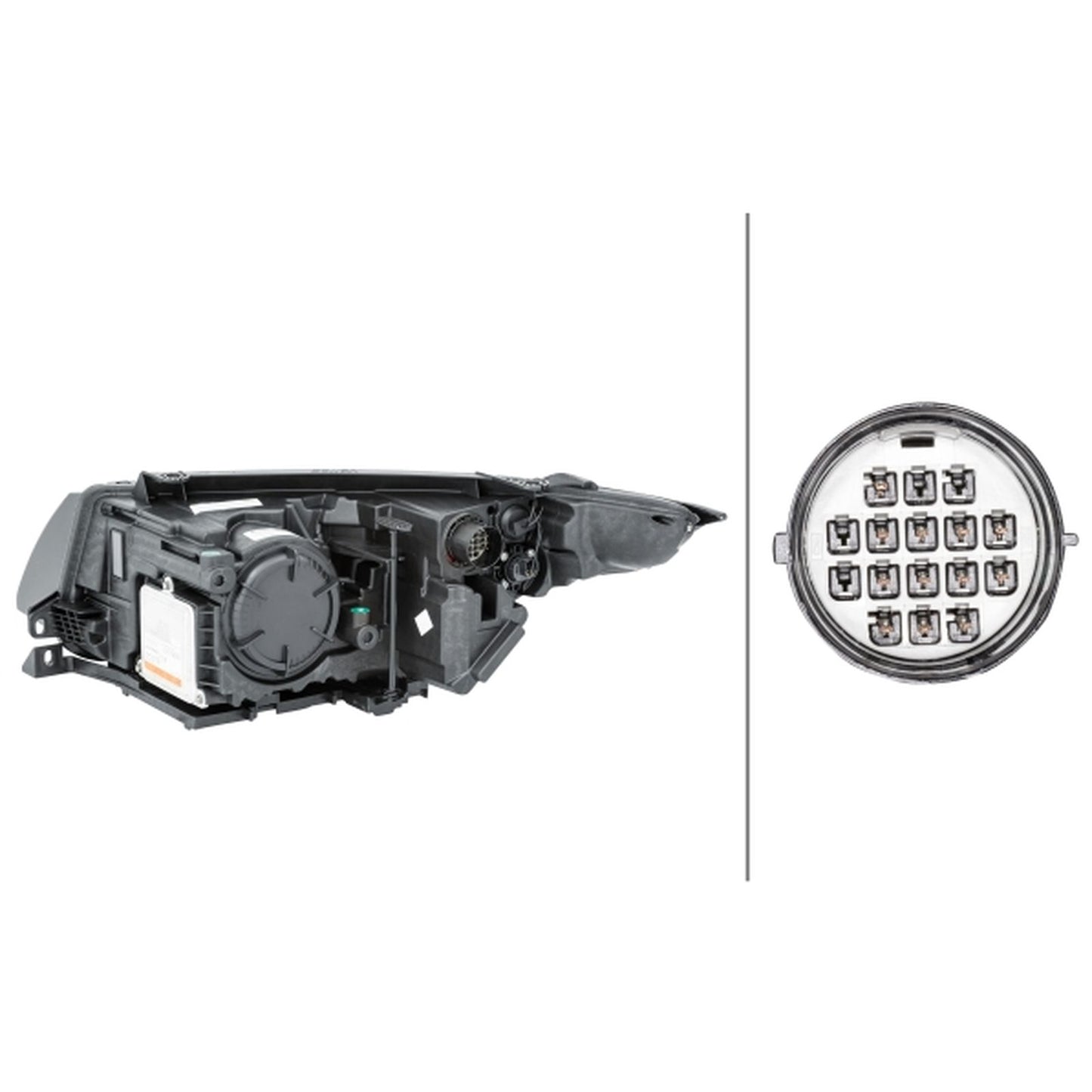 HELLA Bi-Xenon Headlight Unit - Right - 1LL354806-041