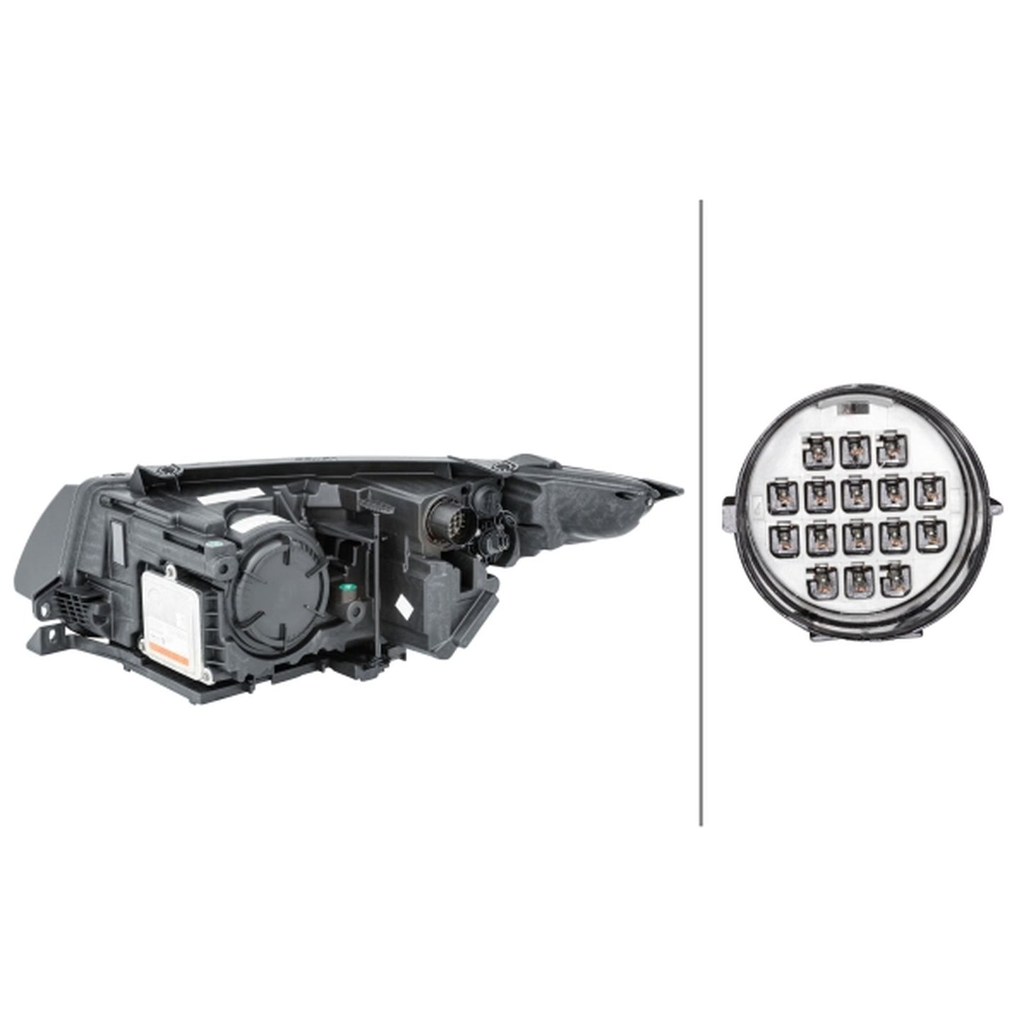 HELLA Bi-Xenon Headlight Unit - Right - 1LL354806-081