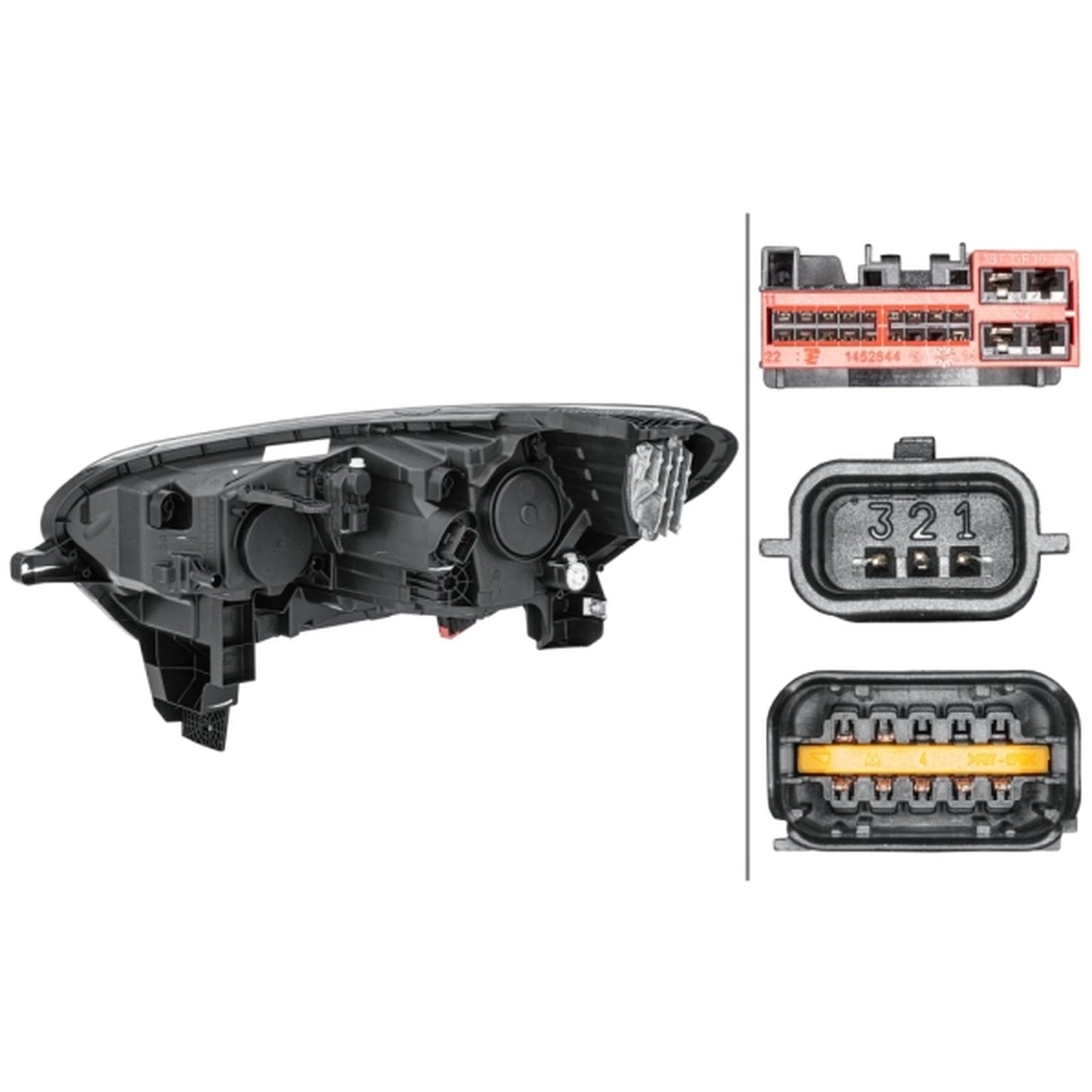 HELLA LED Headlight Unit - Right - 1LX011770-481