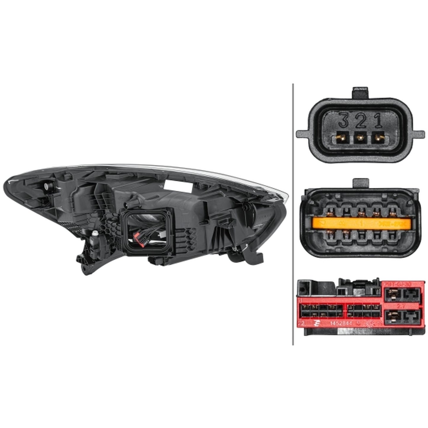 HELLA LED Headlight Unit - Left - 1LX012977-631