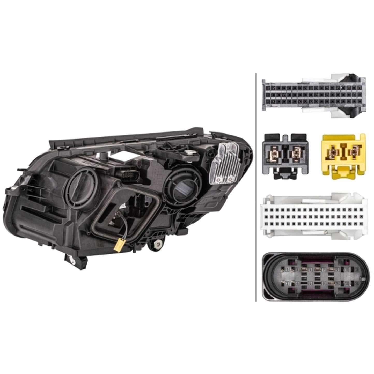 HELLA Bi-LED Headlight Unit - Right - 1LX013063-641
