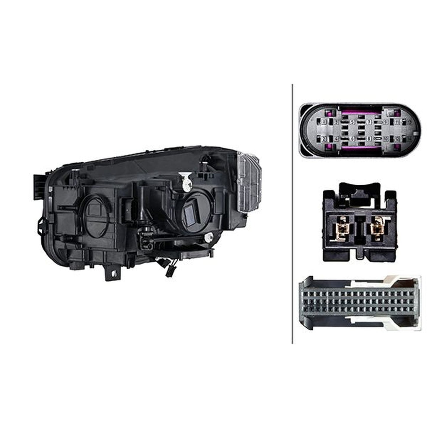 HELLA LED Headlight Unit - Right - 1LX013080-541