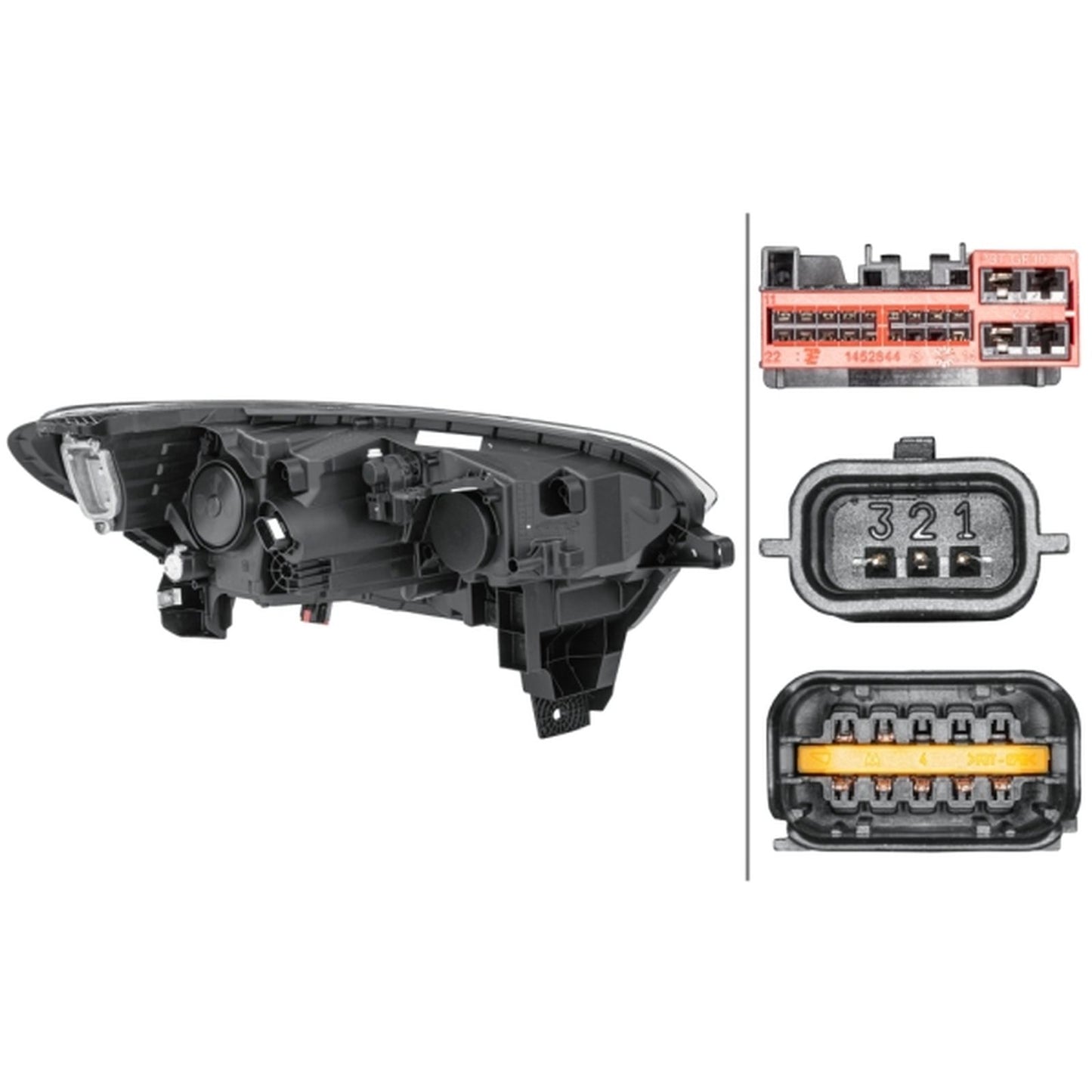HELLA LED Headlight Unit - Left - 1LX013888-111