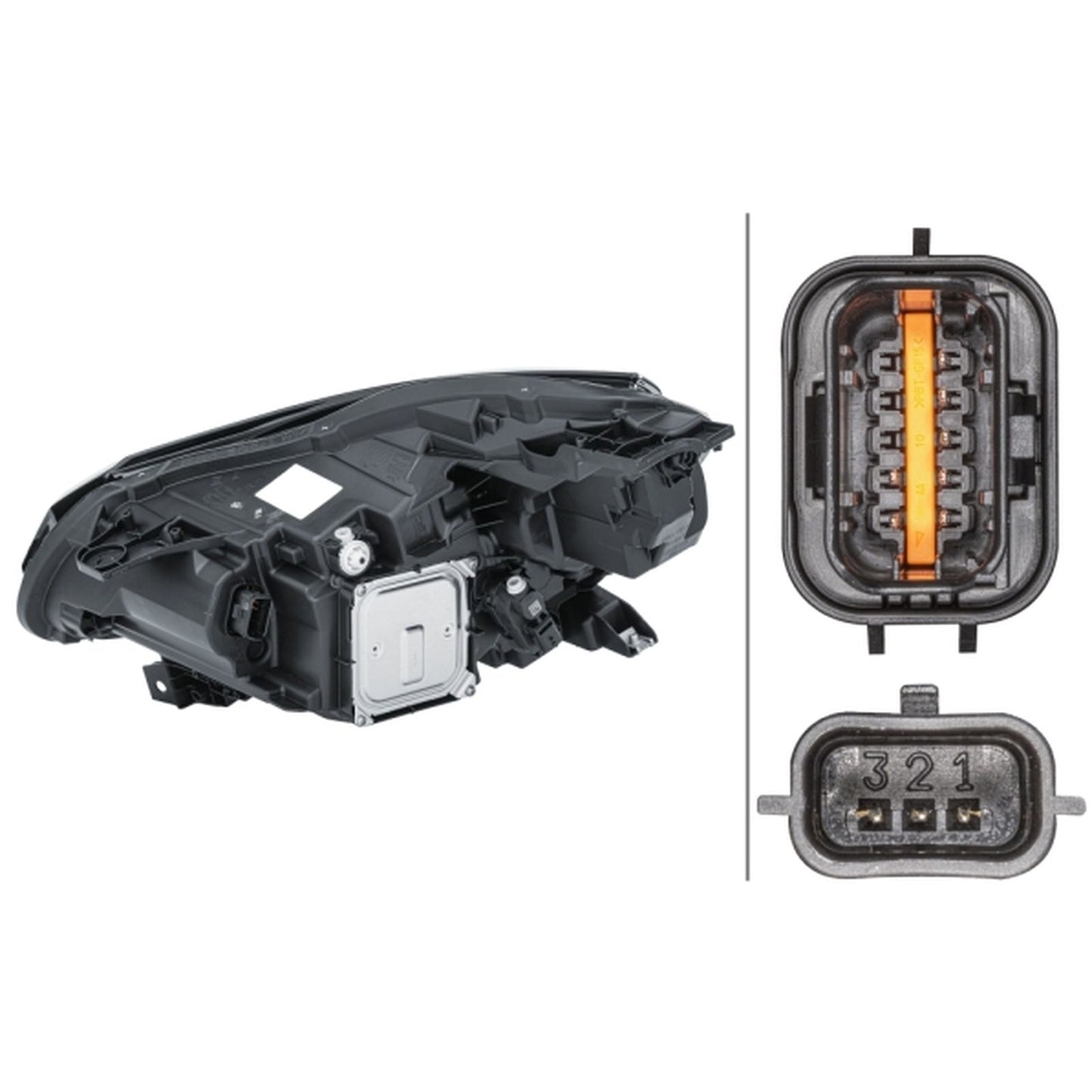 HELLA LED Headlight Unit - Right - 1LX013930-941