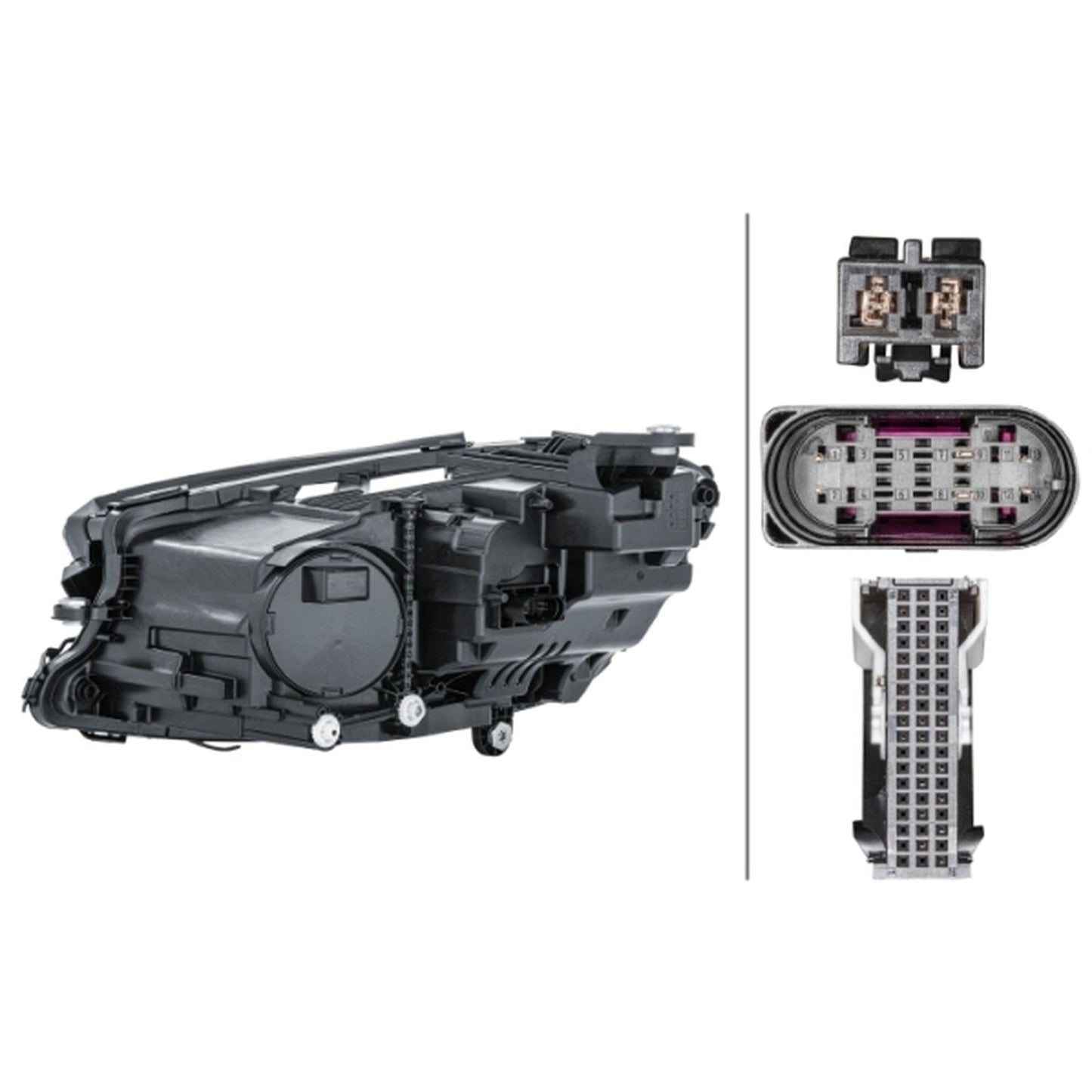 HELLA LED Headlight Unit - Right - 1LX014215-341