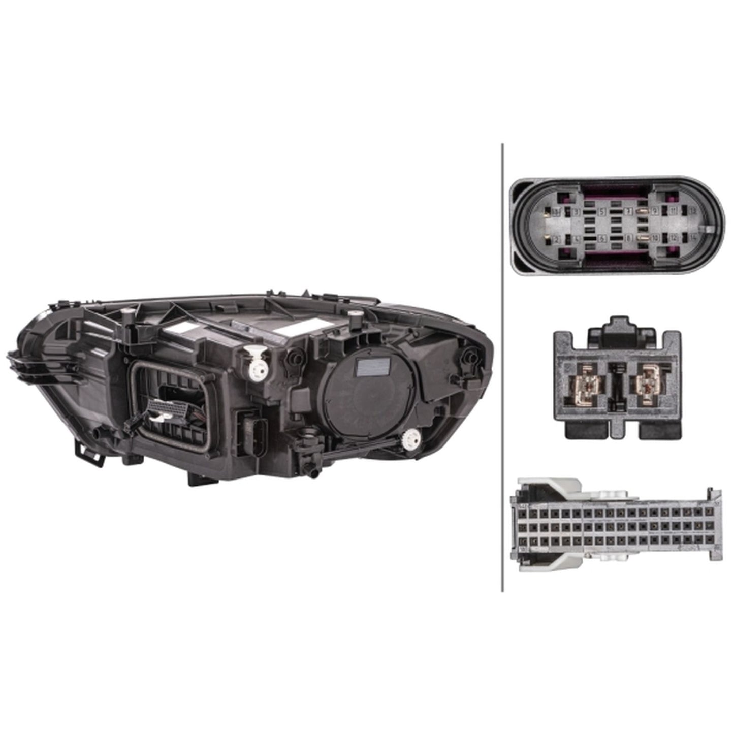 HELLA LED Headlight Unit - Right - 1LX015086-341