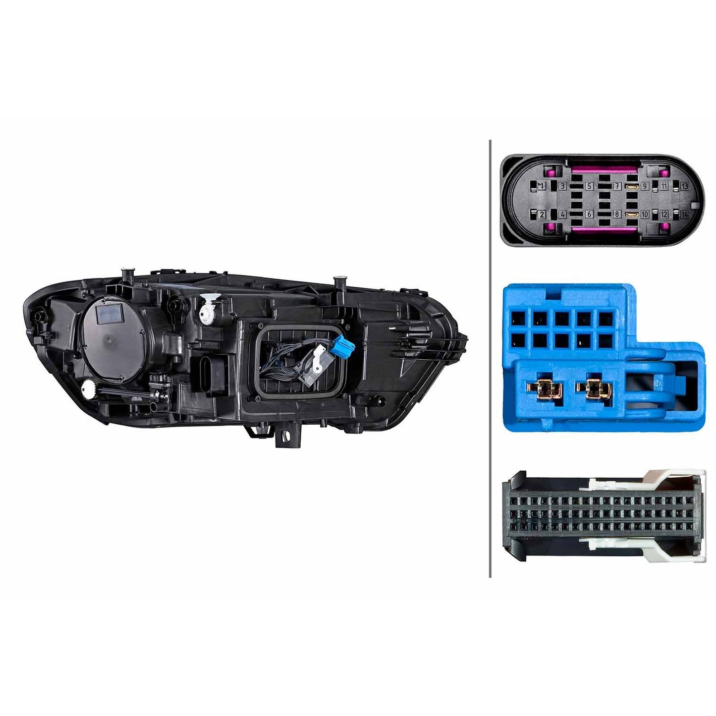 HELLA LED Headlight Unit - Left - 1LX015086-431