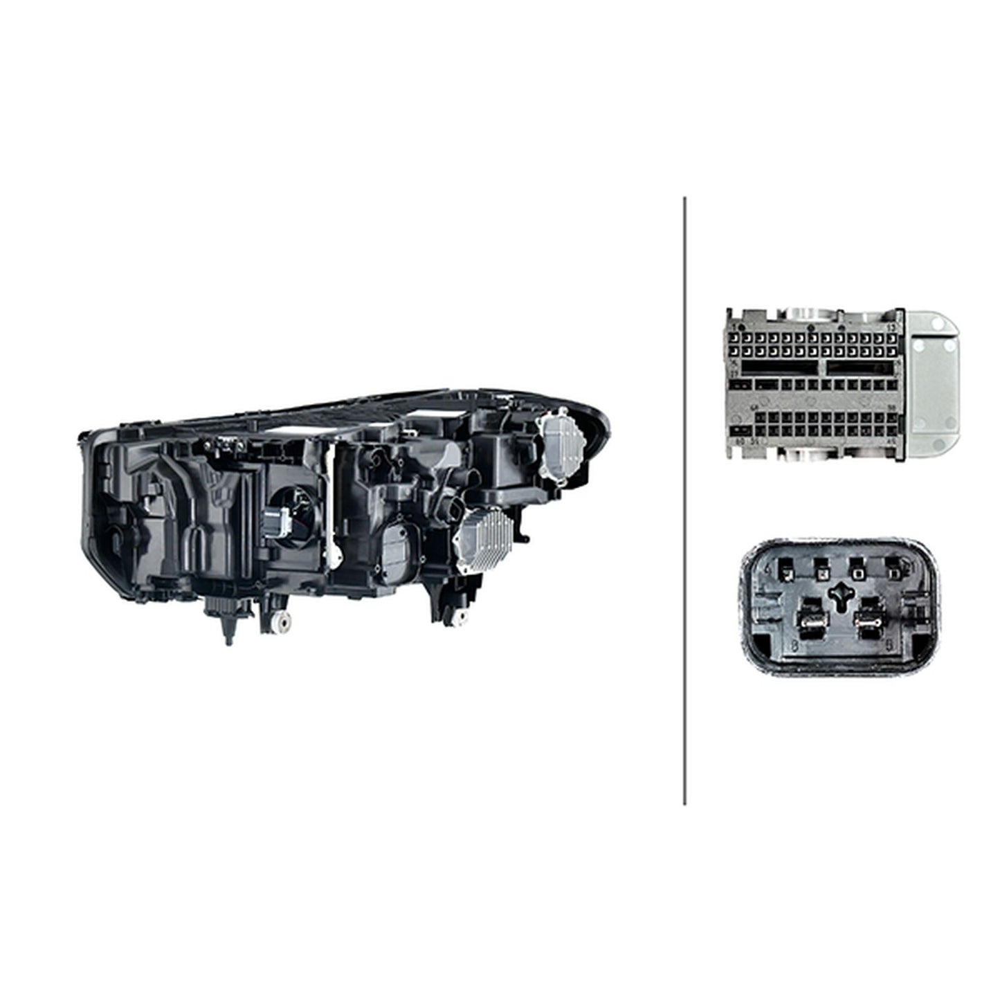 HELLA LED Headlight Unit - Right - 1LX015450-541