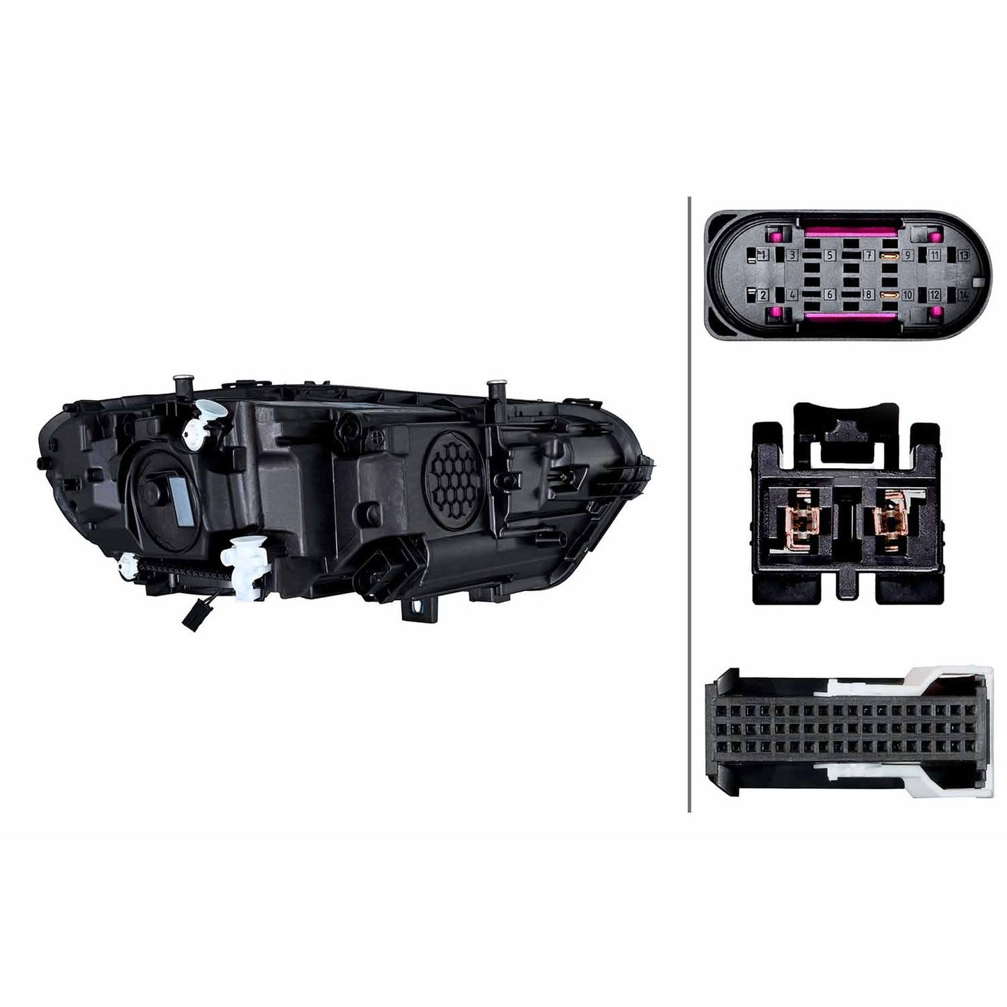 HELLA LED Headlight Unit - Left - 1LX015569-631