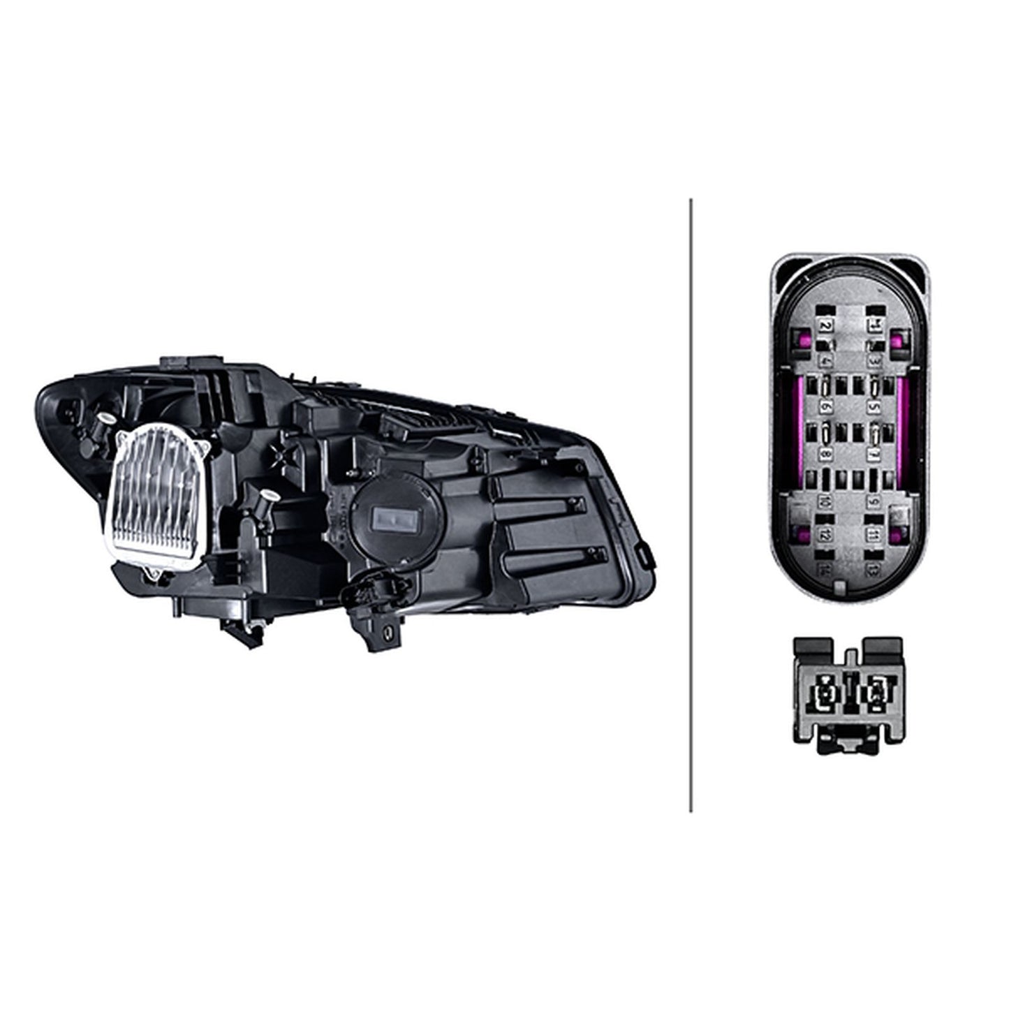 HELLA LED Headlight Unit - Left - 1LX354880-031