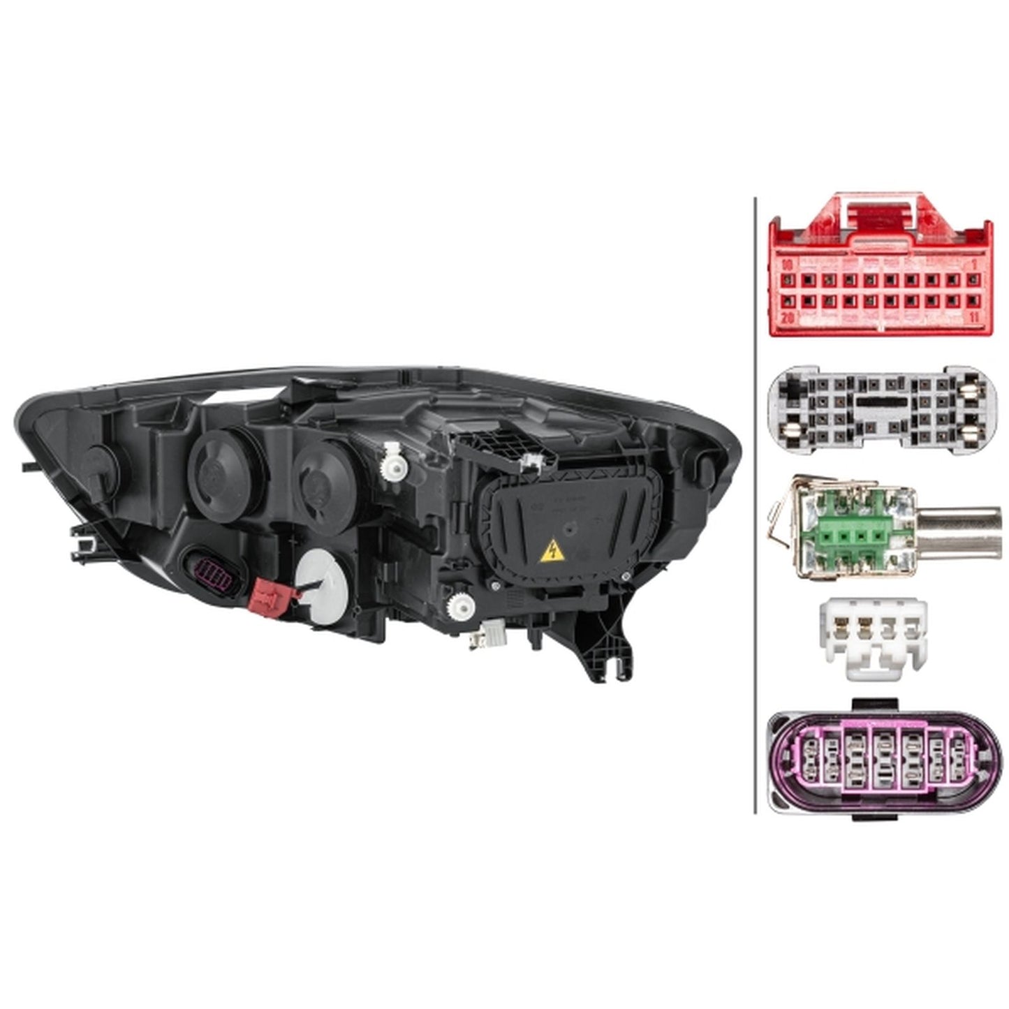 HELLA LED Headlight Unit - Right - 1ZT011150-321