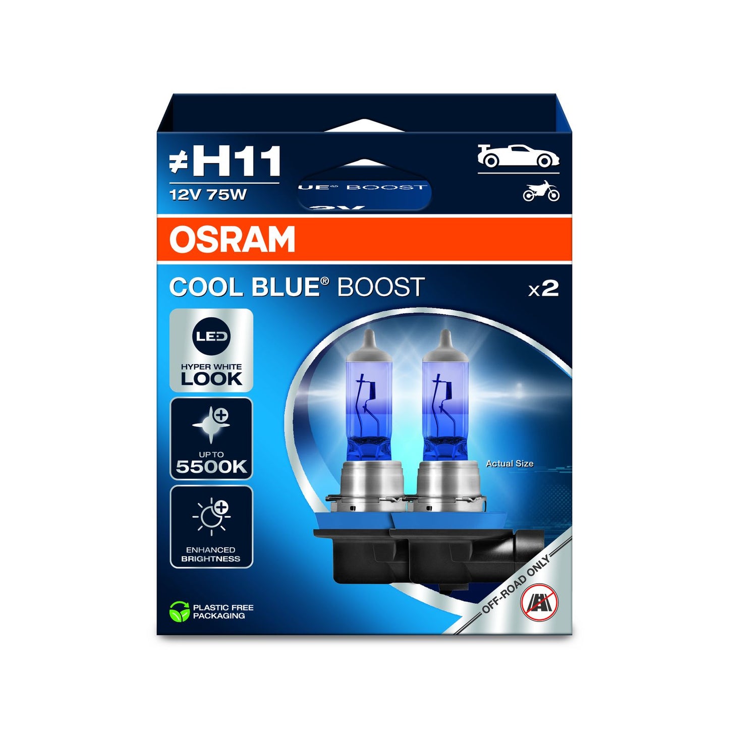 Osram Cool Blue Boost H11 (Twin)
