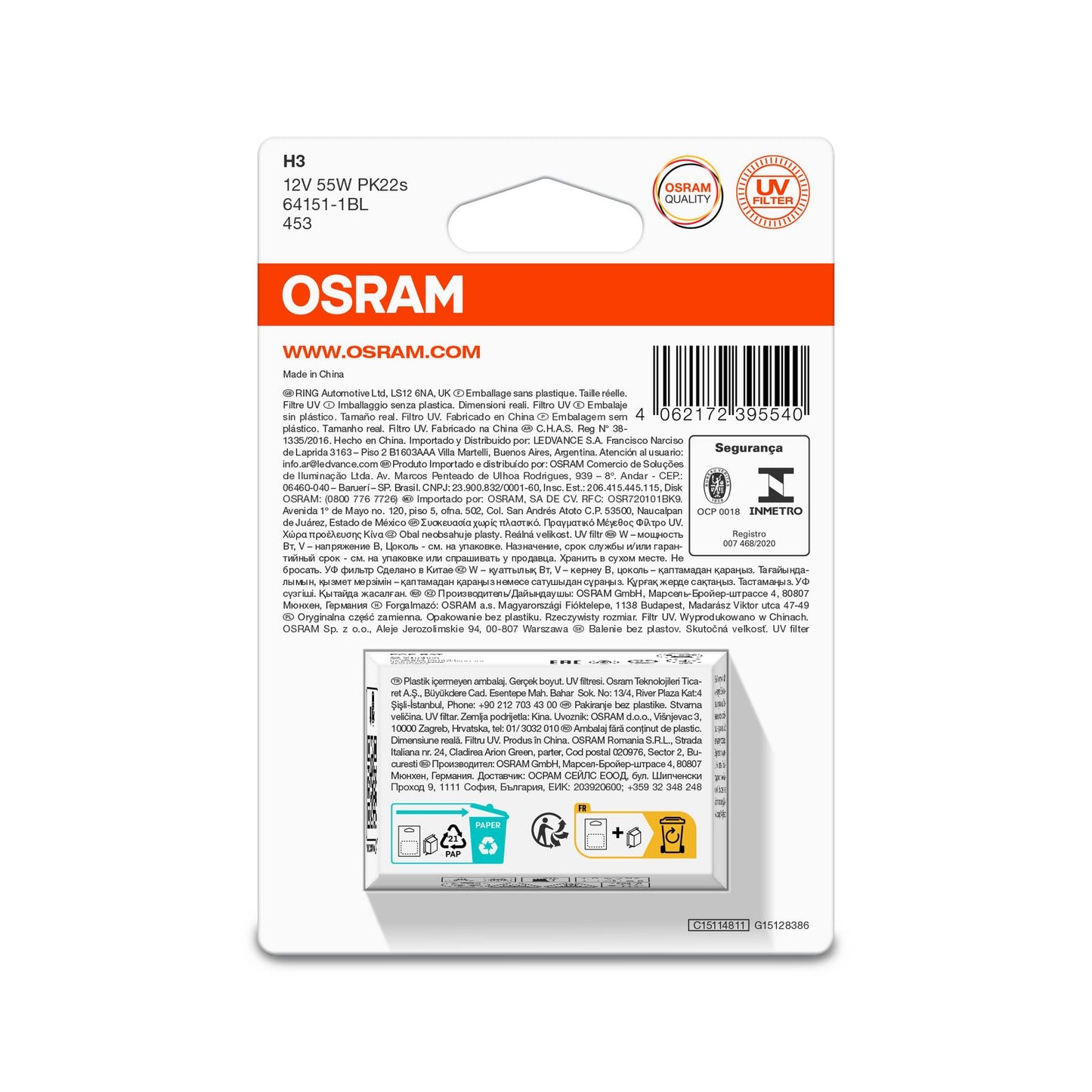 Osram Original H3 (Single)