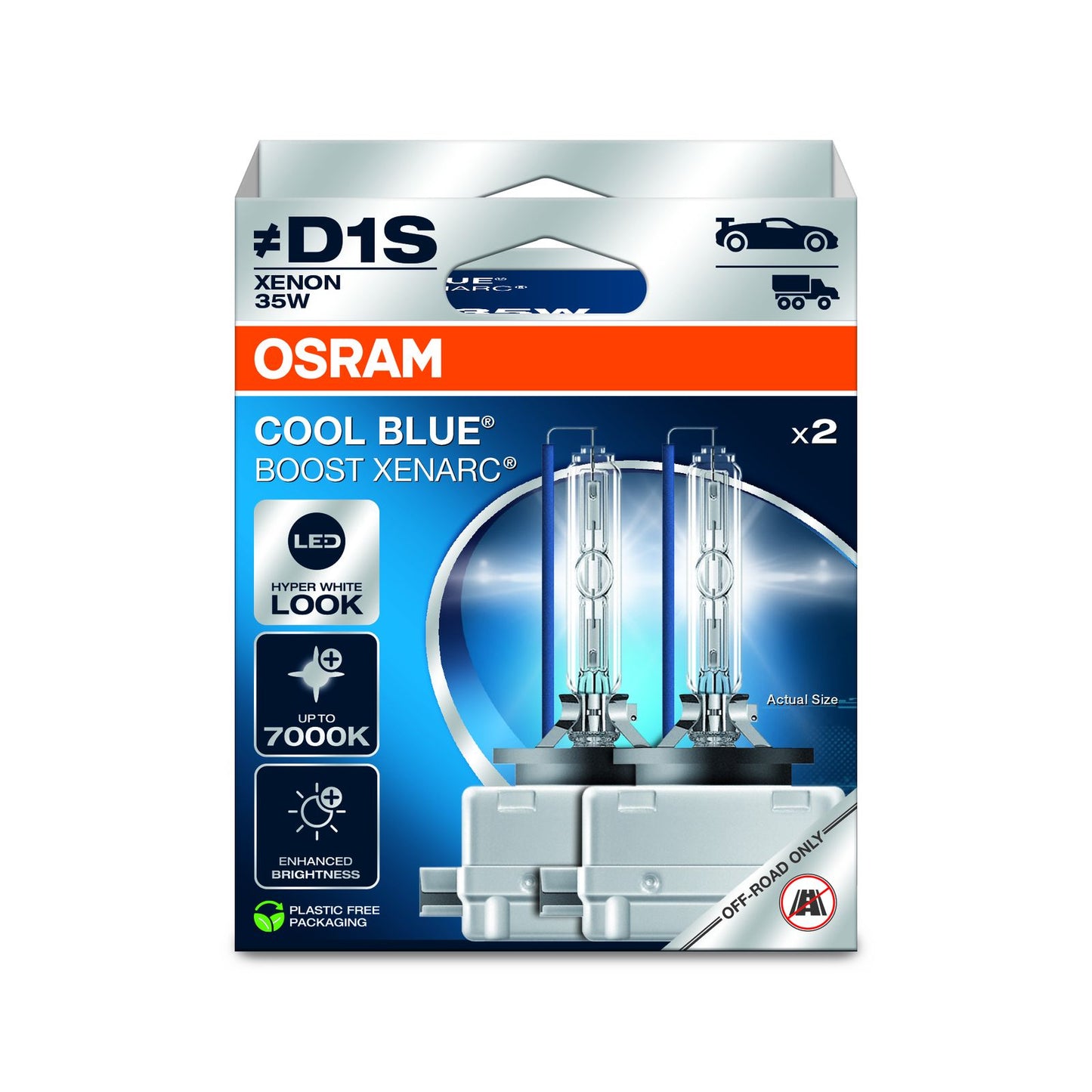 Osram Xenarc Cool Blue Boost D1S (Twin)