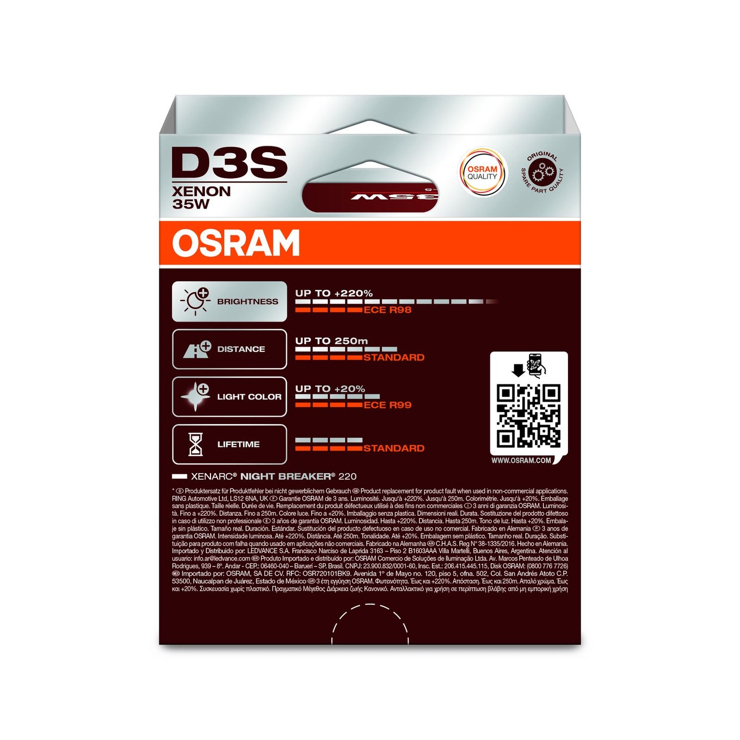 Osram Xenarc Night Breaker 220 D3S (Twin)