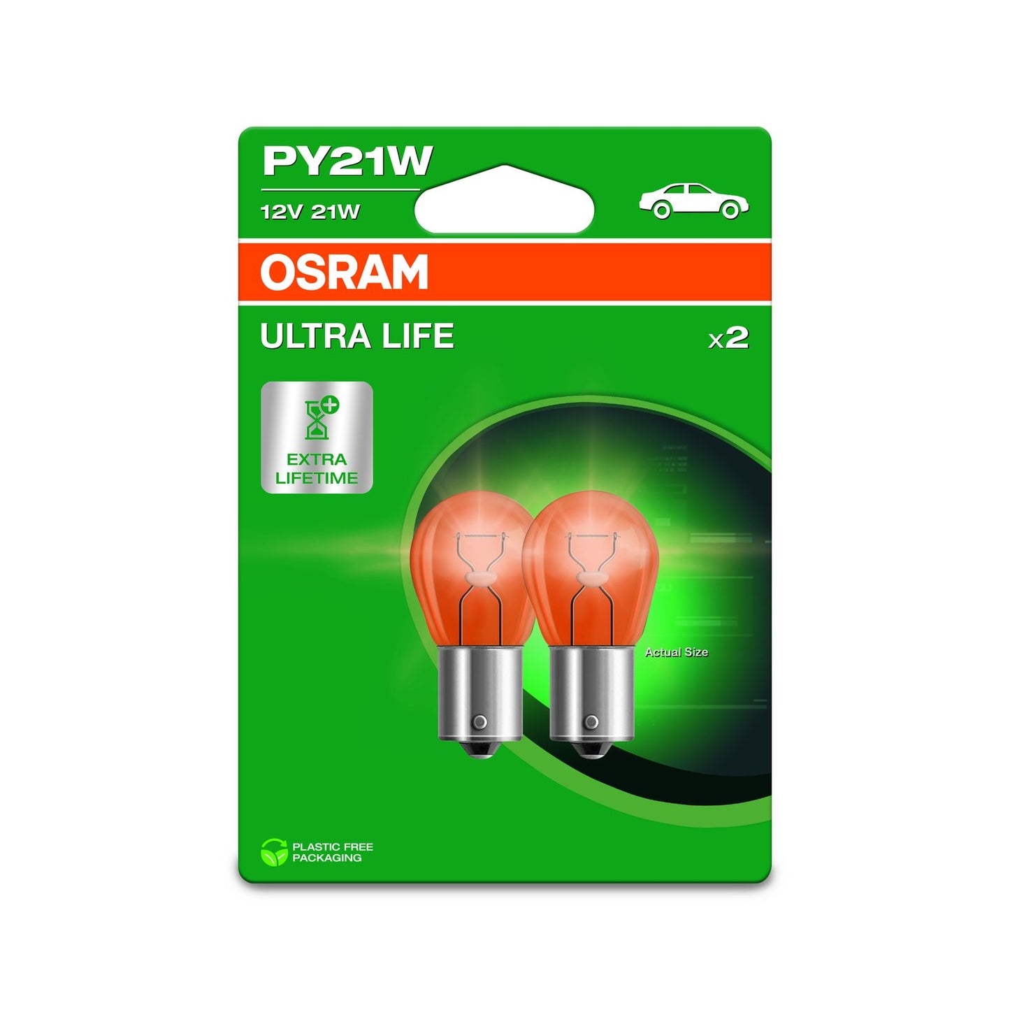 Osram Ultra Life PY21W (Twin)