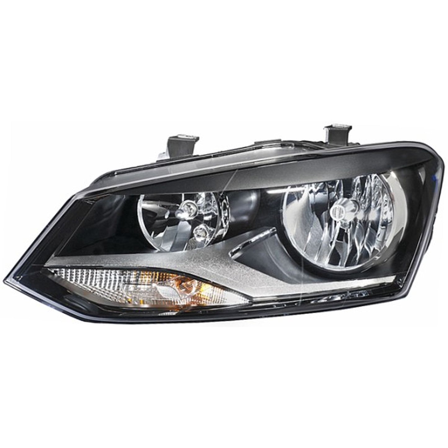 HELLA Halogen Headlight Unit - Right - 1LE247051-041