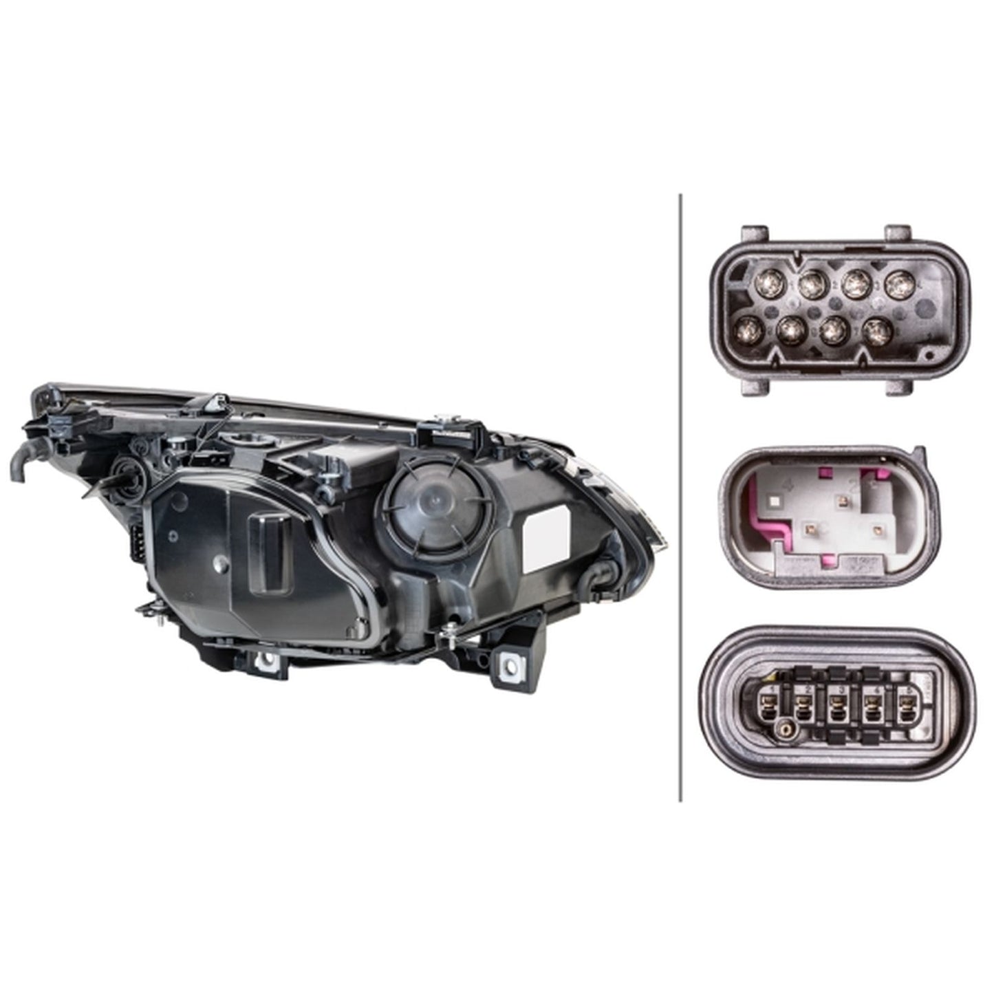 HELLA Halogen Headlight Unit - Left - 1LL160695-001