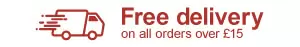 Free delivery on all orders over minimum spend.