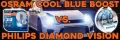 What’s The Difference Between OSRAM Cool Blue Boost And Philips Diamond Vision?