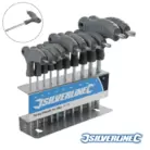 Silverline 328015 Trx Key T-Handle Set 10pce