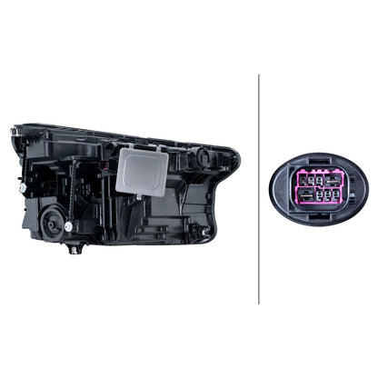 HELLA Matrix Headlight Unit - Left - 1LX015400-931