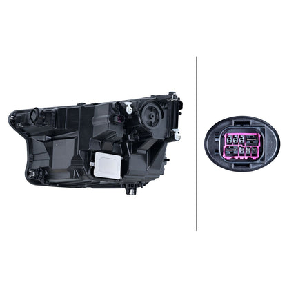 HELLA LED Headlight Unit - Right - 1LX015414-441