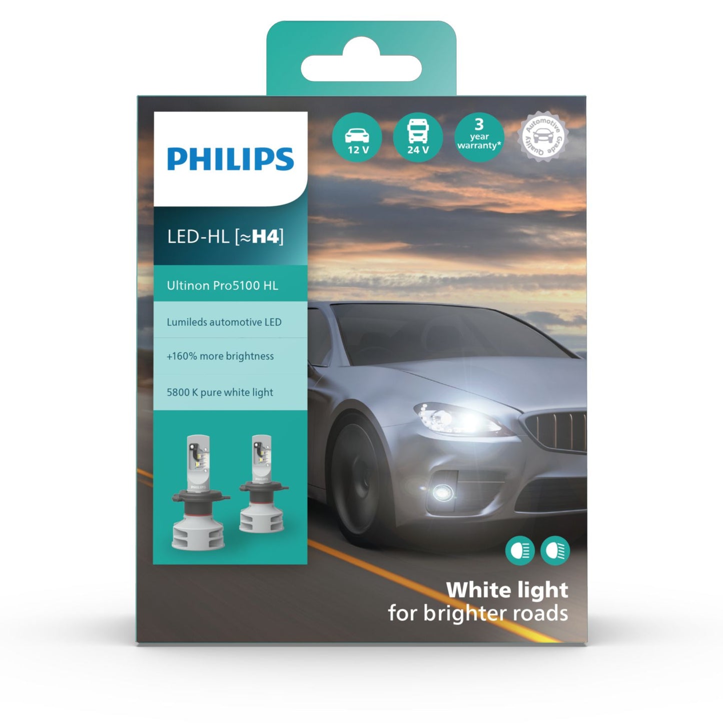 Philips Ultinon Pro5100 LED H4 (Twin)