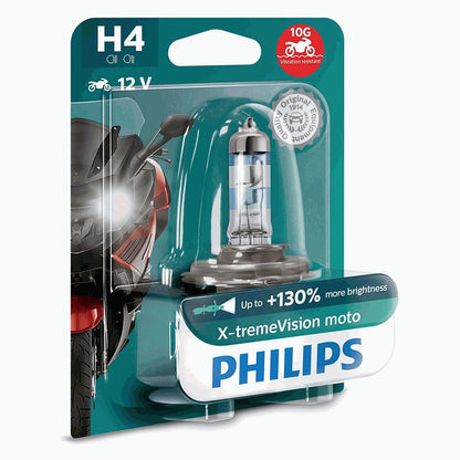 Philips X-tremeVision Moto +130% H4 (Single)