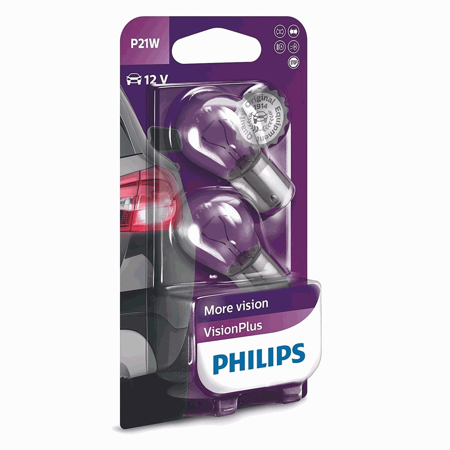Philips VisionPlus P21W (Twin)