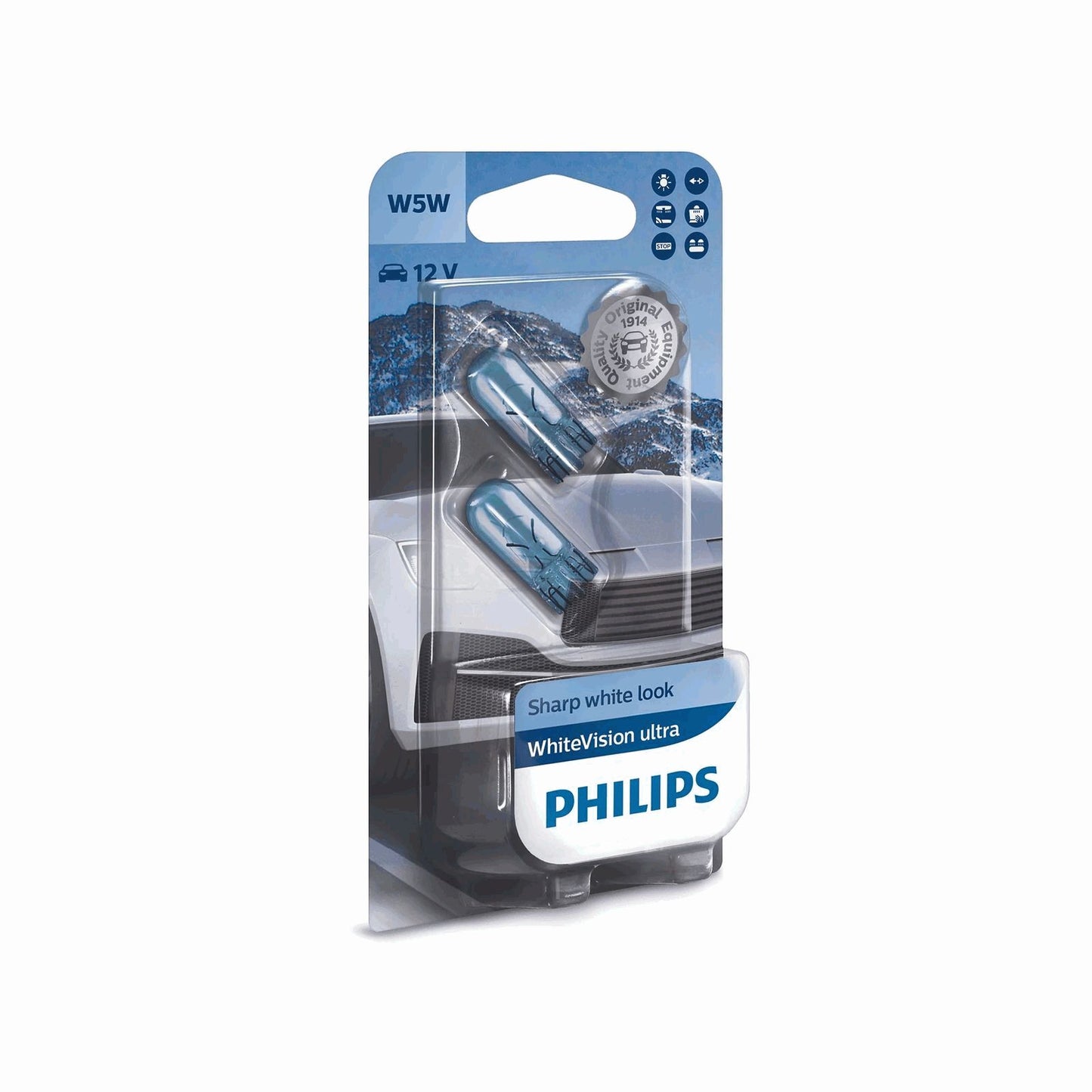 Philips WhiteVision Ultra W5W (Twin)