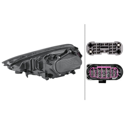 HELLA LED Headlight Unit - Right - 1EX011745-161
