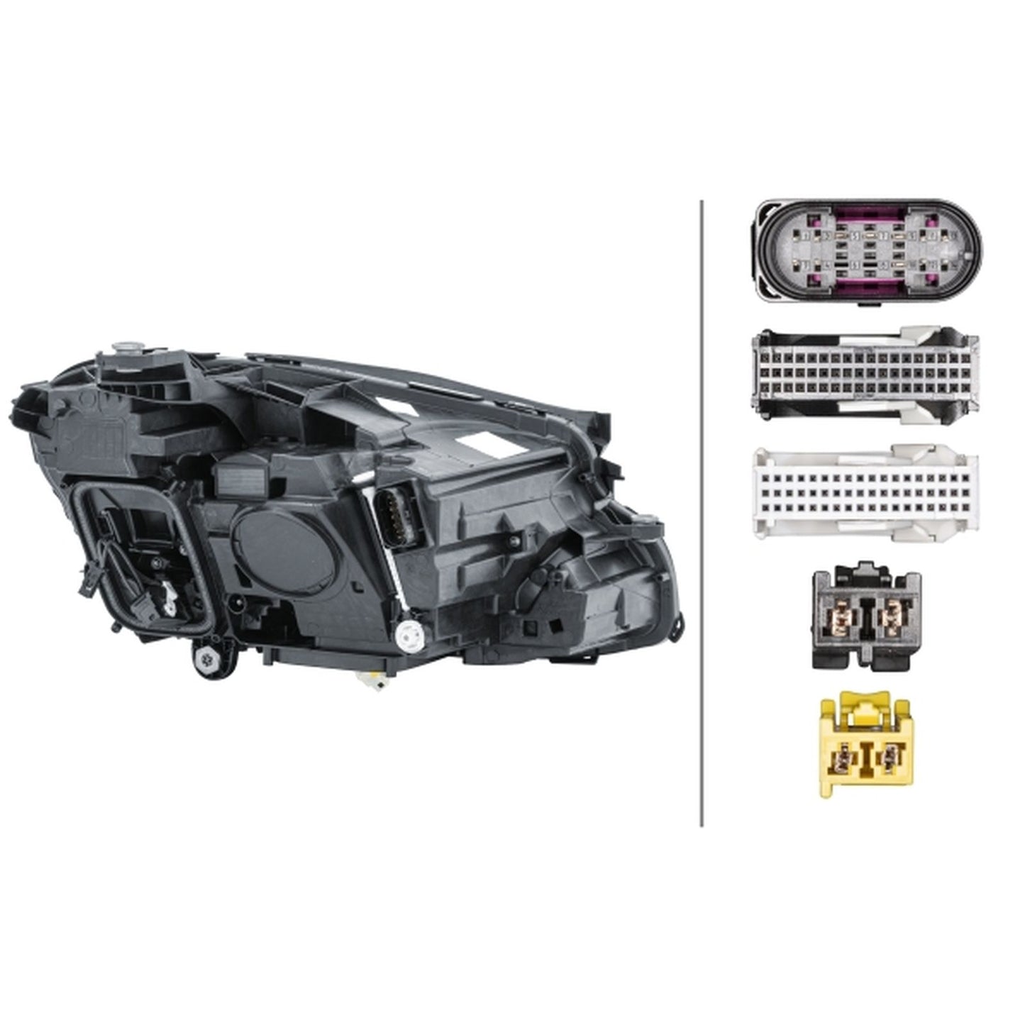 HELLA Bi-LED Headlight Unit - Left - 1EX012076-611