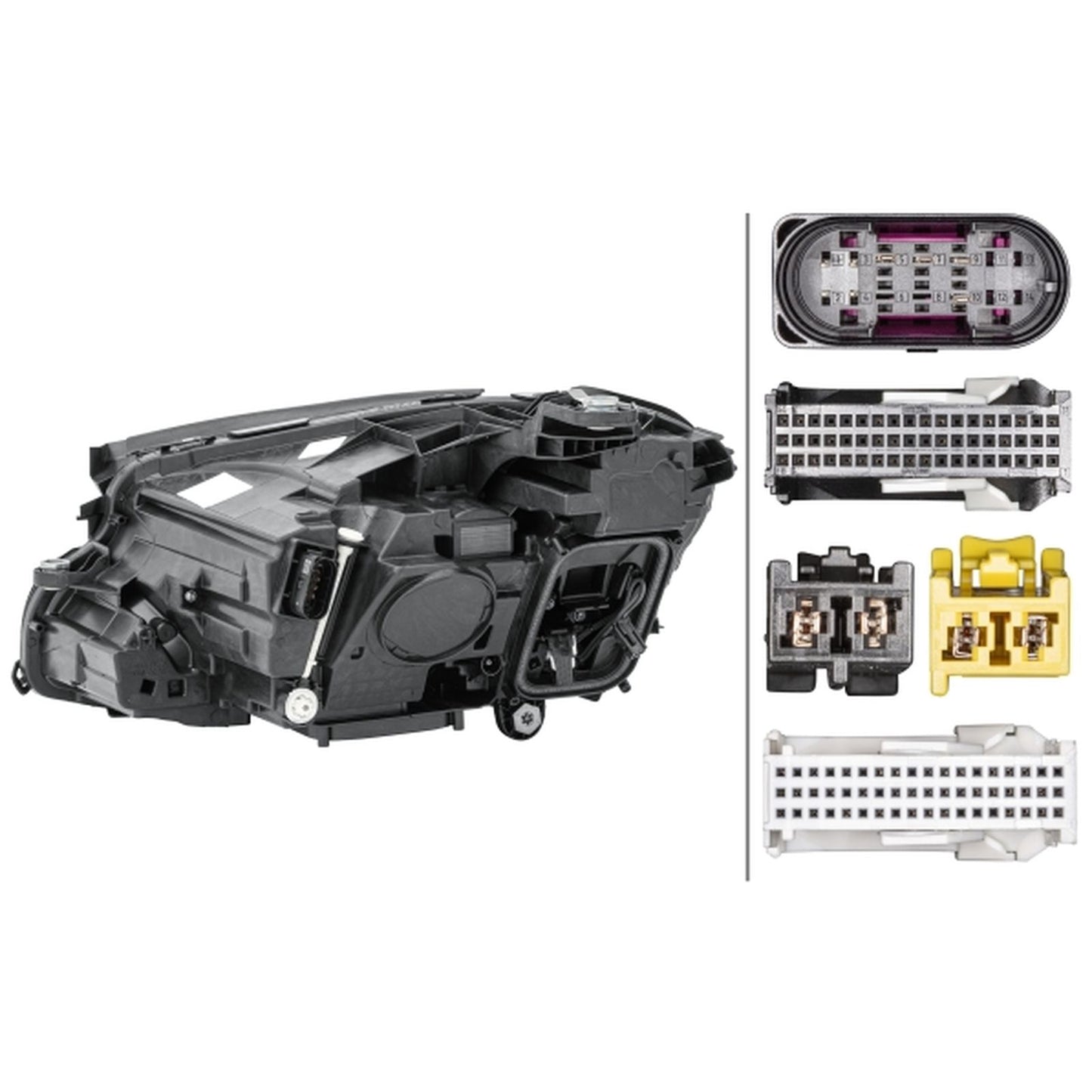 HELLA Bi-LED Headlight Unit - Right - 1EX012076-621