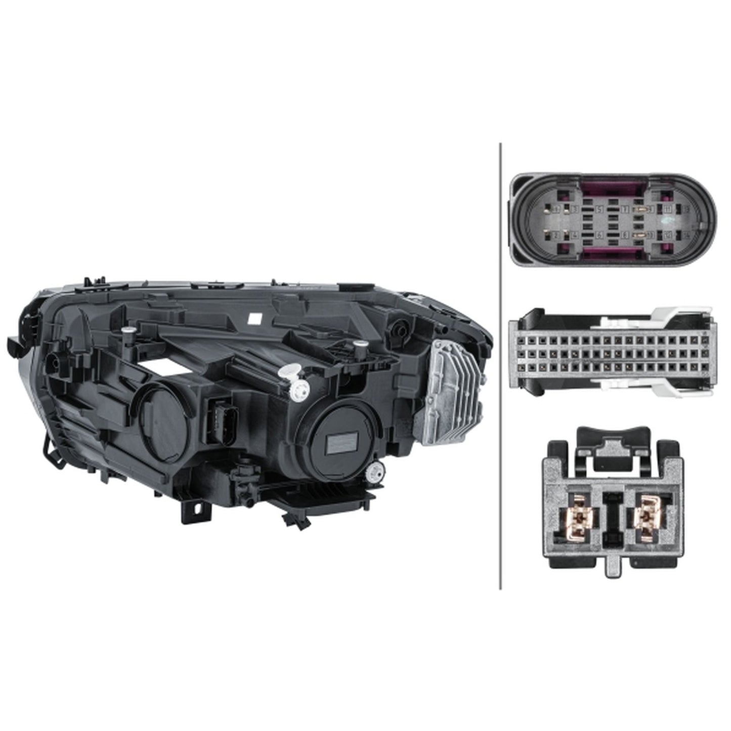 HELLA LED Headlight Unit - Right - 1LX014530-341