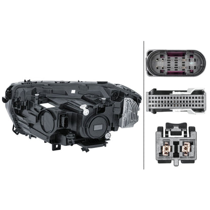 HELLA LED Headlight Unit - Right - 1LX014530-341
