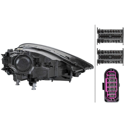 HELLA Matrix Headlight Unit - Left - 1EX014690-011