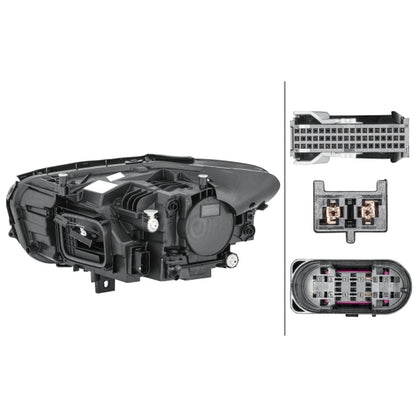 HELLA LED Headlight Unit - Right - 1LX015315-341