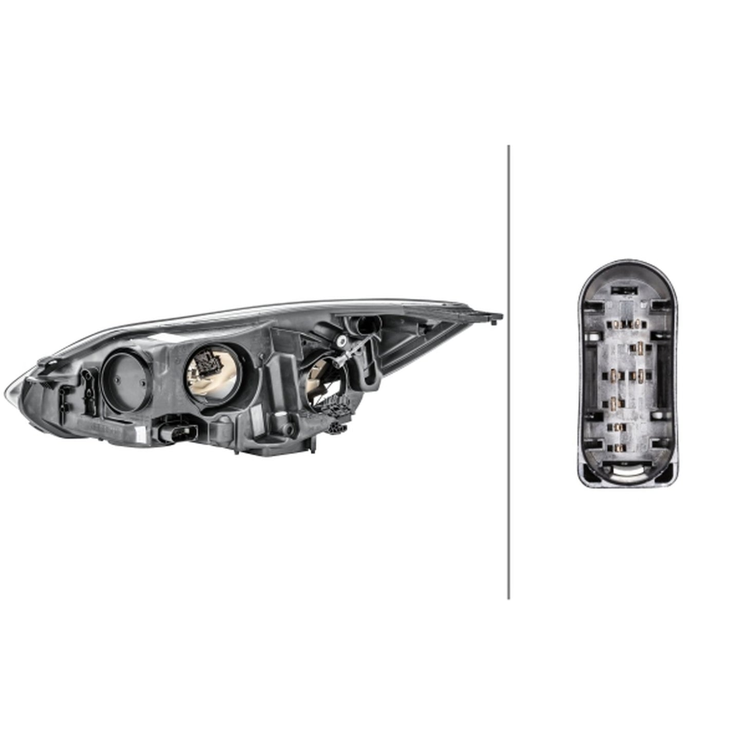 HELLA Halogen Headlight Unit - Right - 1LA354994-081