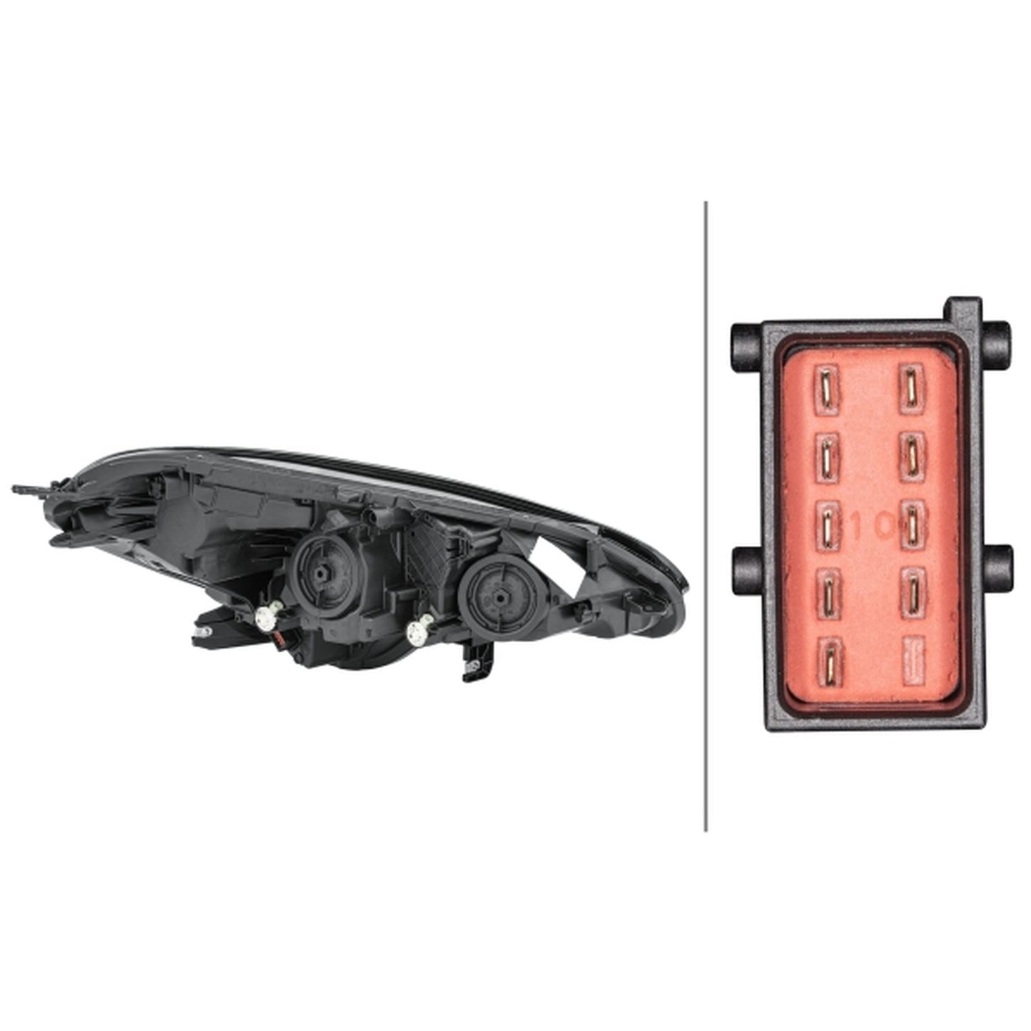 HELLA LED Headlight Unit - Left - 1LF011830-071