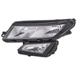 HELLA Halogen Headlight Unit - Left - 1LF012669-111